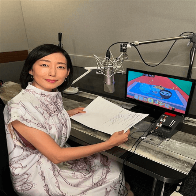 木村多江、テレビ朝日系「朝メシまで」の収録？貴重ショットを公開