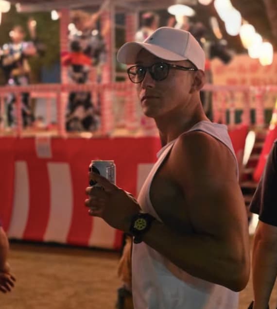 黒石高大が盆踊り会場でのショットを投稿！