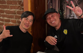 「あの言葉の原点かも？」松原良香、ザッケローニ時代を振り返るイタリア遠征ショットを公開！