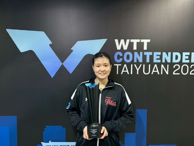 「凄く嬉しいです！」卓球・橋本帆乃香がWTTシリーズ初タイトル