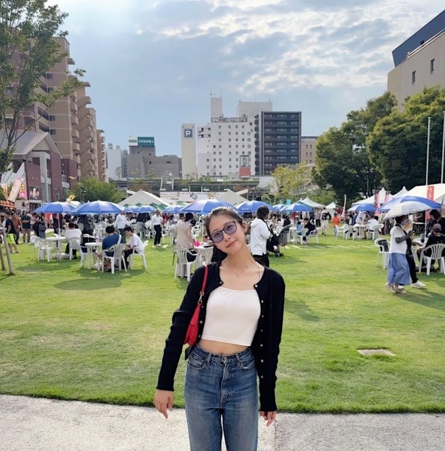 爽やか笑顔！BMX日本代表・早川優衣が岡山の「うらじゃ」初体験