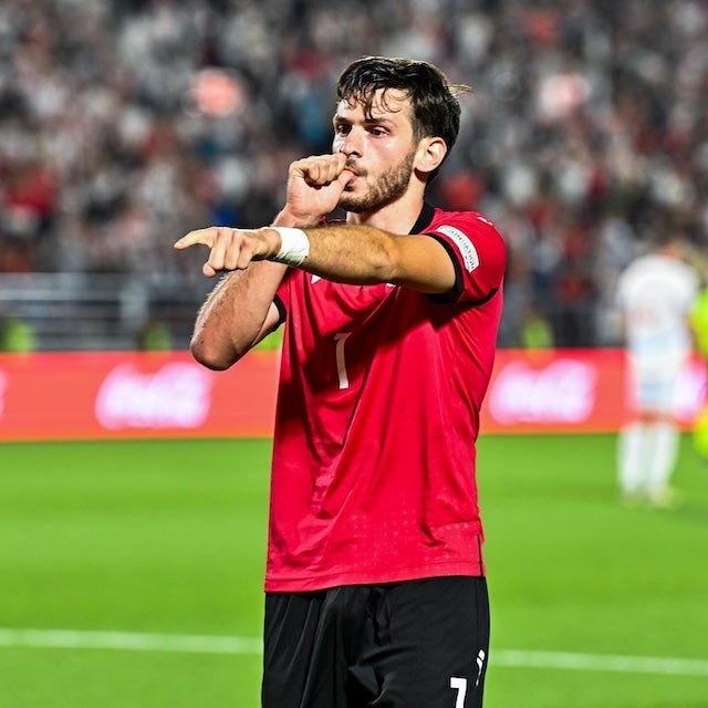 23歳ジョージアの星“クヴァラツへリア”がゴール！