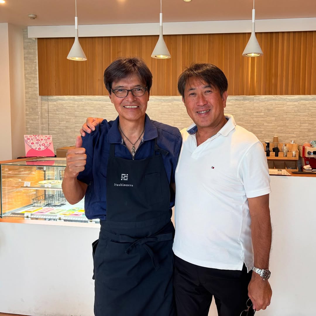 「昔と全然変わらず見た瞬間に分かりました」元プロ野球選手・田之上慶三郎、お世話になったあの大先輩が来店し歓喜！