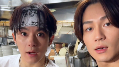 Travis Japan“松松”の店員劇場が話題沸騰！CM曲に乗せた爆笑動画に「生ビーリ注文OK？」の声殺到