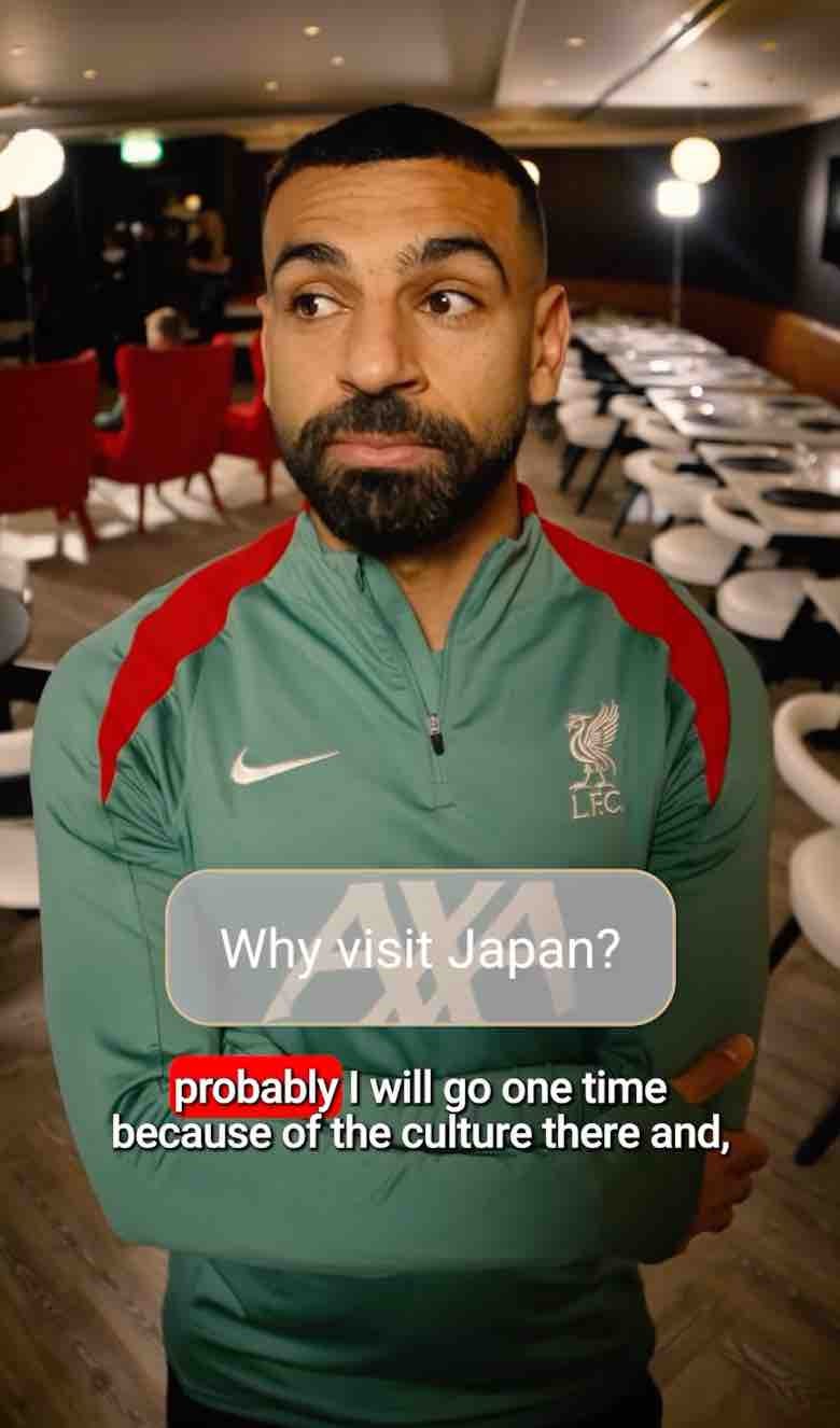 サッカー界のスーパースター、サラーが行きたい国に日本を選択　意外な理由を明かす