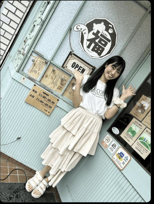 東京女子プロレス 鈴木志乃、静岡の「cafe福」へ訪問！次回はランチを楽しむ決意