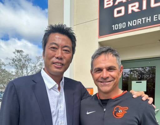 上原浩治＆ブライアン・ロバーツの熱いツーショット！名バッターとの思い出が蘇る！