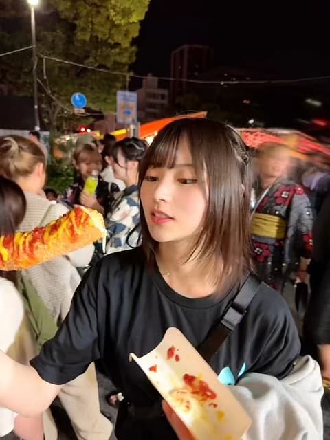 「ラフな格好もカワイイ」#ババババンビ 宇咲が広島のお祭りを楽しむムービーを公開！