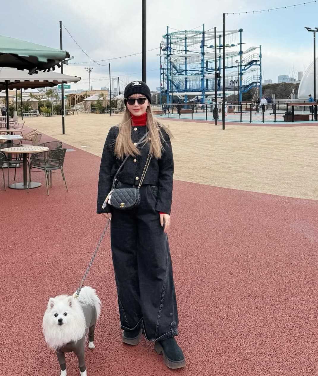 藤田ニコル、愛犬ユキとの2Sにファンほっこり♡「ニコルもワンコも可愛い」