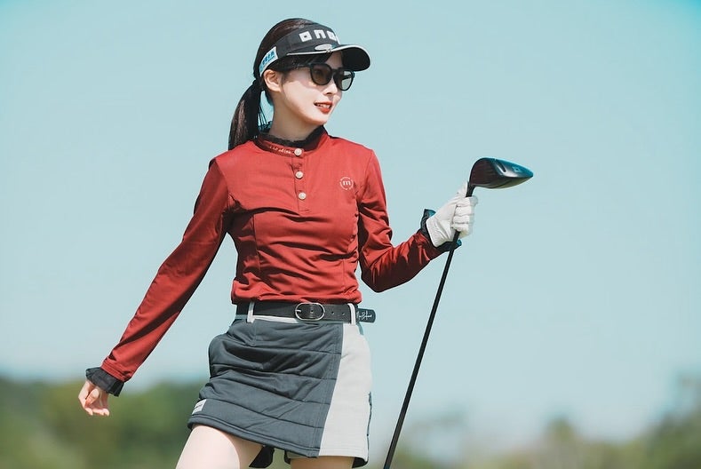 “美女ゴルファー”宮城夕夏乃、自作ウェアで魅せた最新ビジュアル