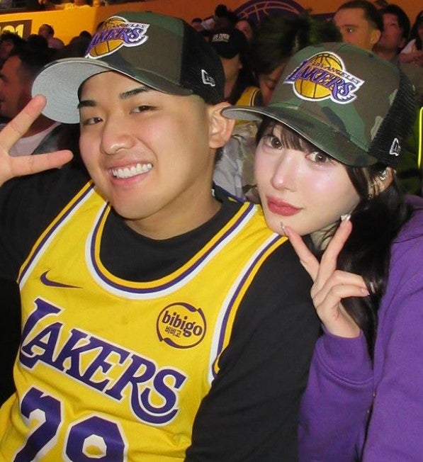 がーどまん＆ふくれな夫妻がハネムーンでNBAを観戦