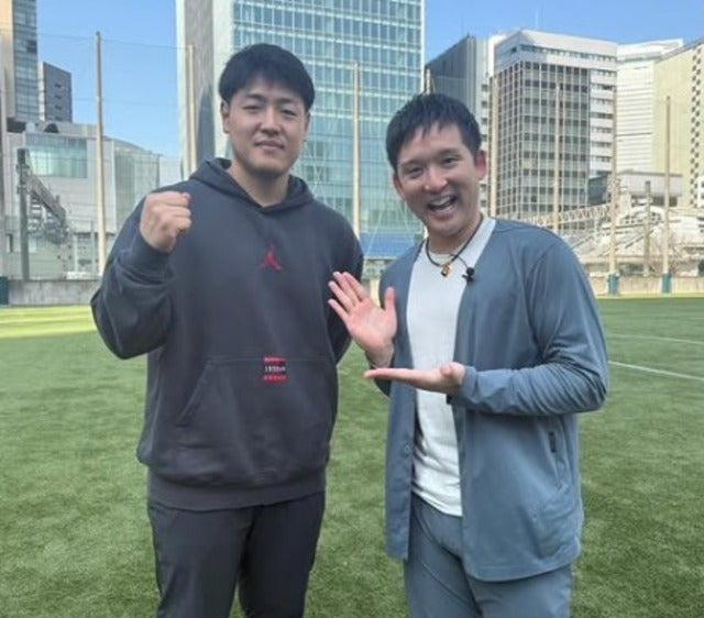 「貴重なオフトーク」杉谷拳士がジャイアンツの岡本和真を取材！
