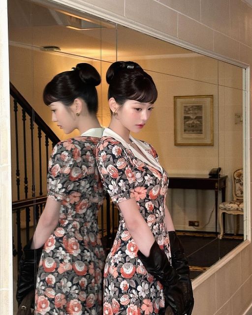miumiu 花柄ワンピース お値下致しました！ ミュウミュウ、ロングワンピース 花柄