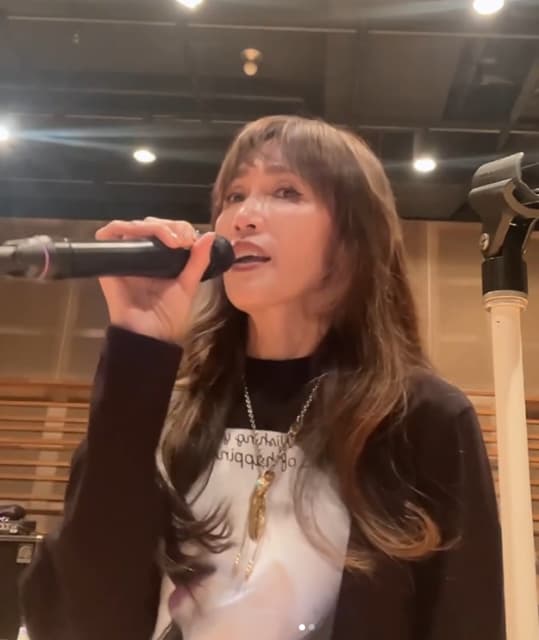 鮮やかな歌声！歌手 工藤静香 練習風景を披露！