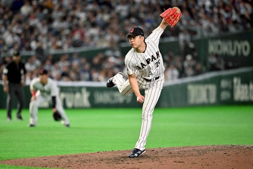 応援ありがとうございました」千葉ロッテ・種市篤暉、侍ジャパンユニ姿
