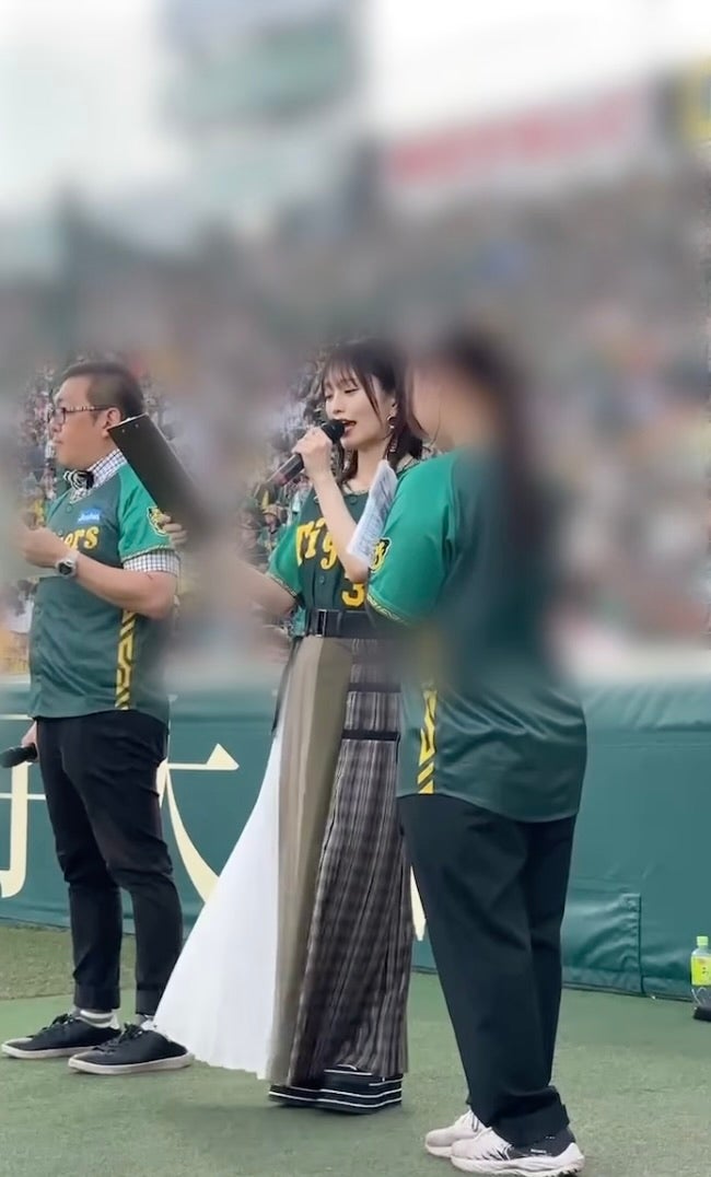 さや姉が甲子園に登場！初のシート紹介に歓喜