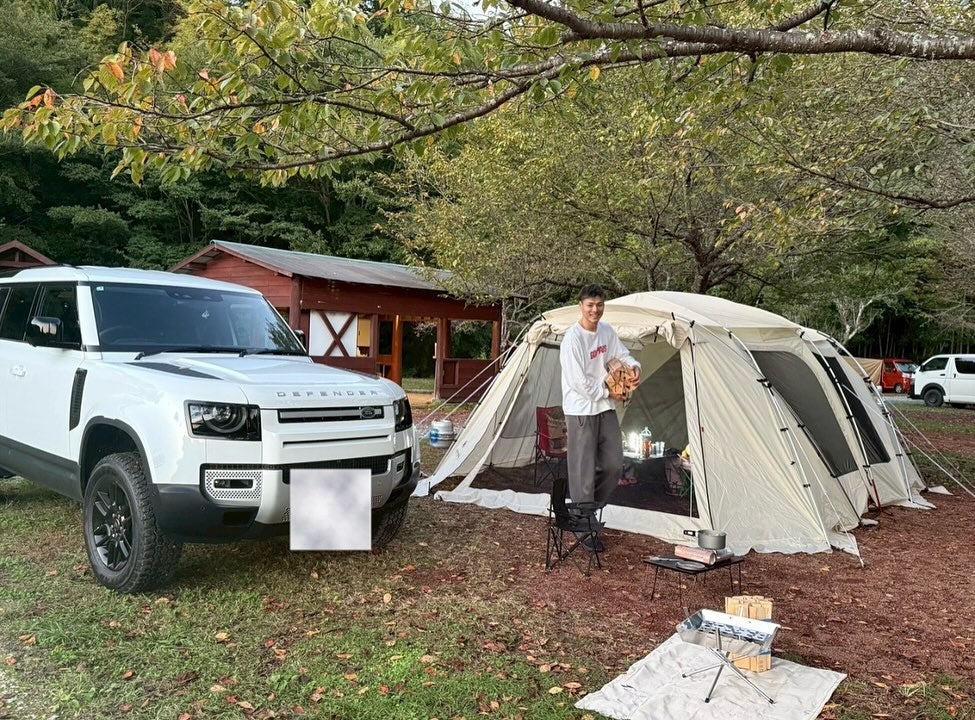 あのイケメンバレー選手が休日に家族との初キャンプを満喫　『家族で楽しめる趣味を見つけました！』