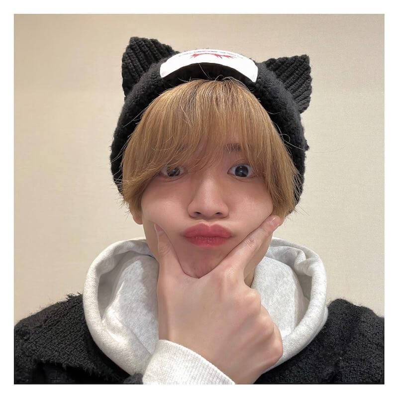 SexyZone 松島聡が可愛すぎる猫耳ニット帽姿を公開💚🐈‍⬛ | 話題の