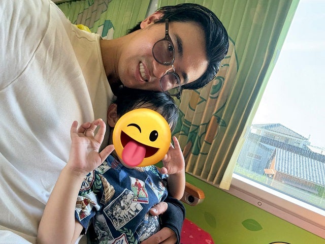 DeNA・関根大気が息子とアンパンマン列車に乗車！微笑ましい親子2ショットに反響続々