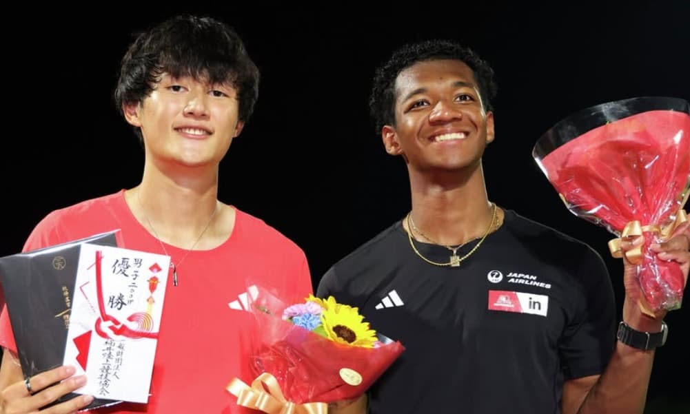 勝利の笑顔は爽やか！陸上 日本グランプリシリーズ の記念写真を公開 日本オリンピック委員会インスタグラムより