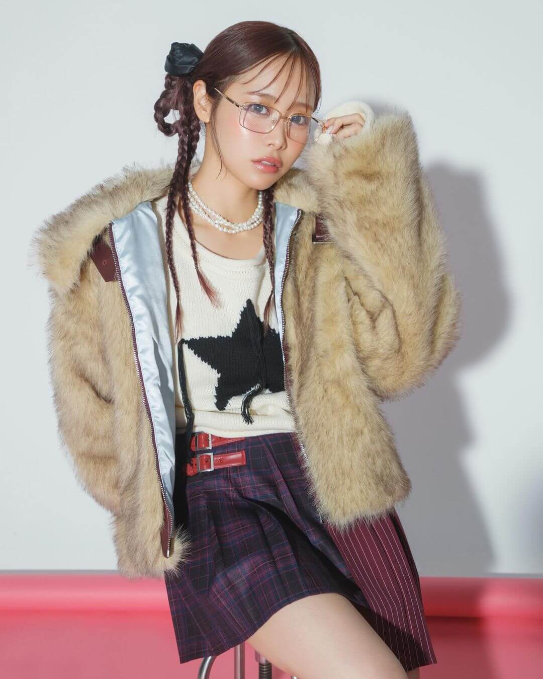 「好き」FRUITS ZIPPER・仲川瑠夏のガーリースタイルにファン歓喜！