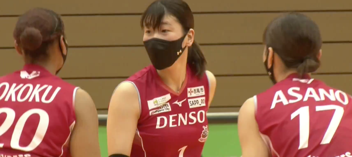 Ｖリーグ女子　デンソーエアリービーズ vs. 日立Astemoリヴァーレ 2022/2/26【ハイライト】