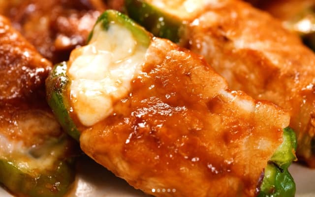 お笑い芸人 ロバート 馬場裕之 ピーマンのチーズ肉巻きを紹介！