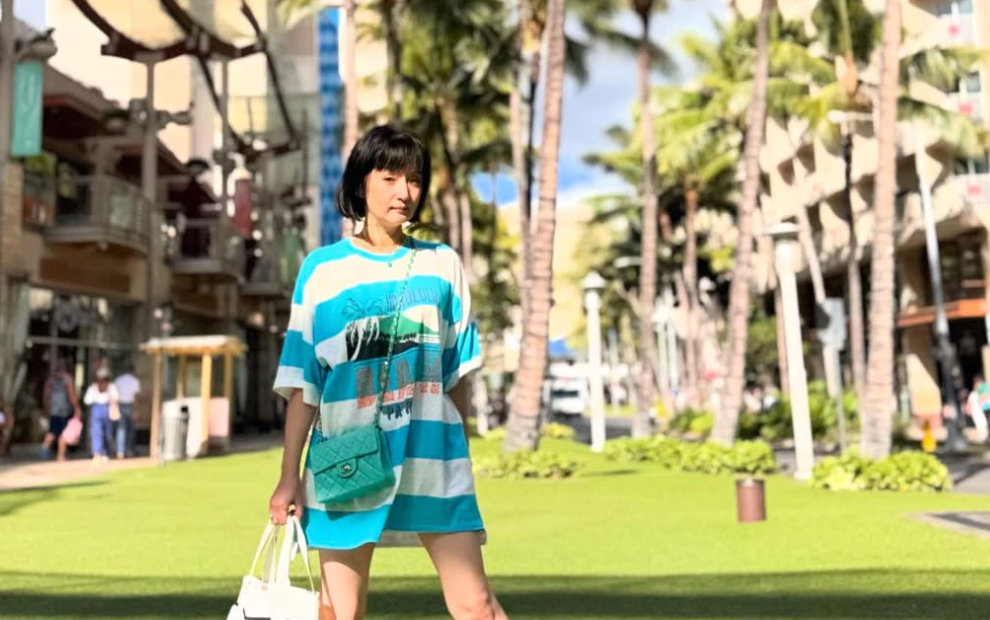 タレント千秋、ハワイ旅行「千秋旅日記」最新ショット公開