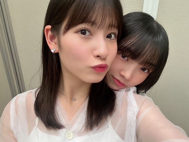 「てぇてぇ…」 モー娘。北川莉央の肩から「ピョコっ」の山﨑愛生2Sにファンメロメロ