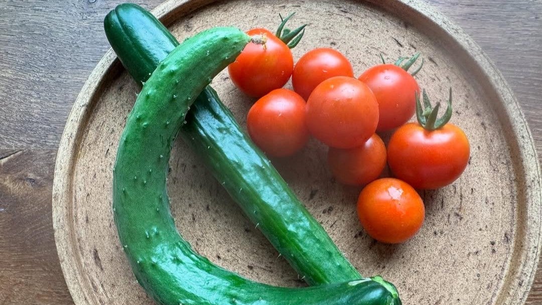 “自然と生きる歌姫”…鮮やか収穫ショットにファン癒される