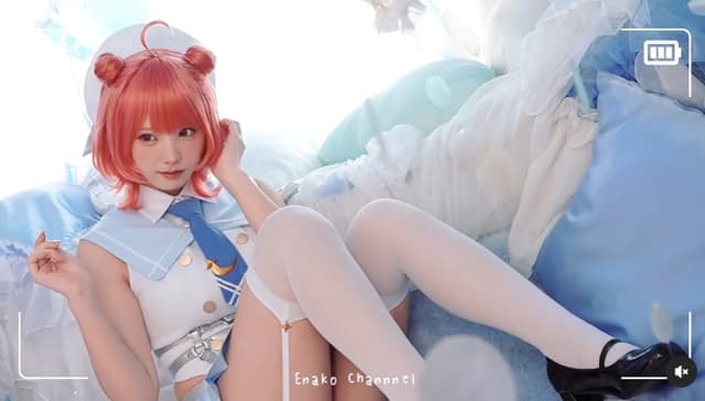 コスプレイヤー えなこ メイキング映像を公開！「えなこ×ぶいすぽっ！」