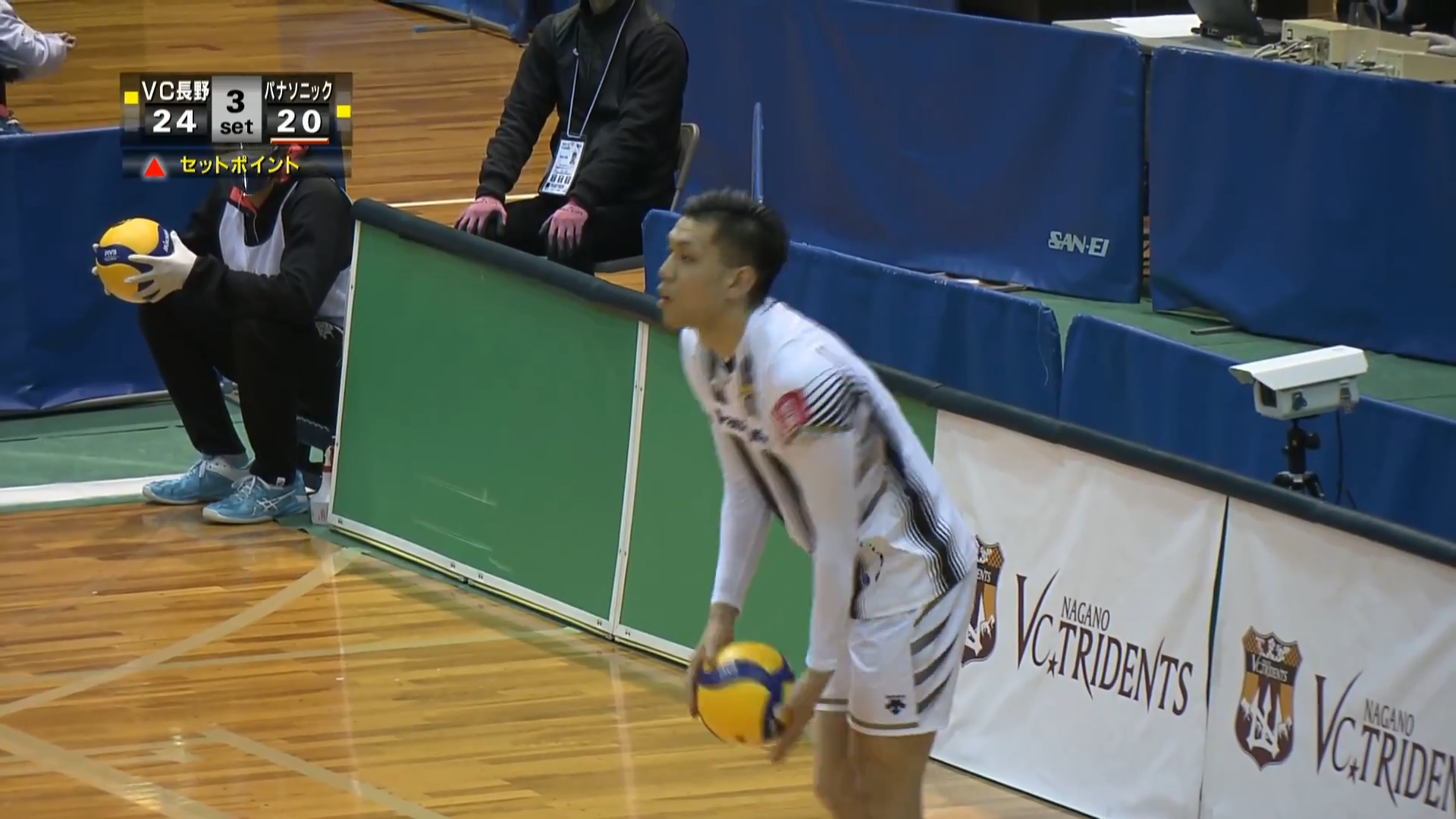 Ｖリーグ男子　VC長野トライデンツ  vs. パナソニックパンサーズ  2022/1/29【ハイライト】