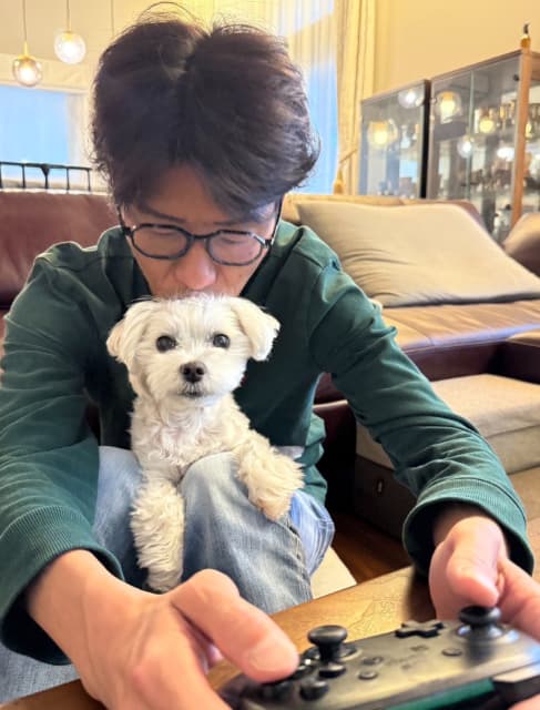 元地方騎手の森泰斗、自身と愛犬のツーショットを『AIジブリ風』に変身させる？