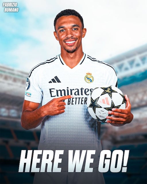 リヴァプール退団発表のA＝アーノルドがレアル・マドリード移籍へ「here we go!」