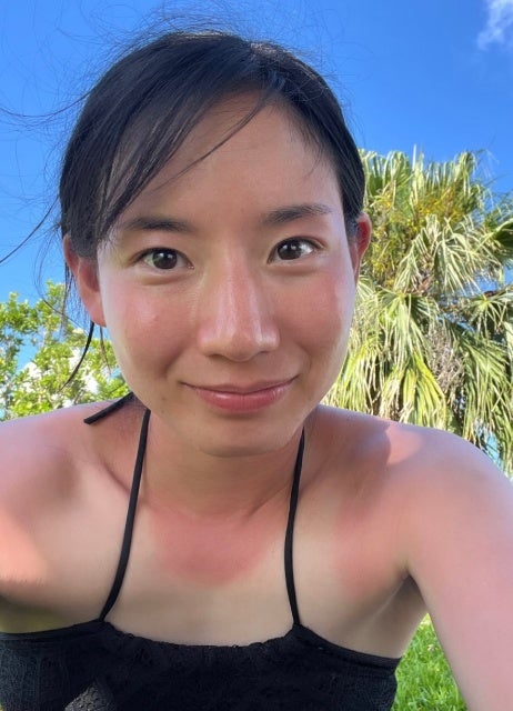 日焼けしながらもリフレッシュ！元プロボクサー・山田夏冴、沖縄旅行で見せた素顔