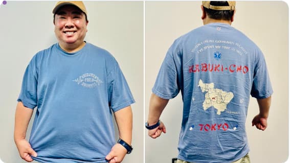 ドランクドラゴン塚地が新宿野戦病院で共演している仲野太賀からTシャツをプレゼント