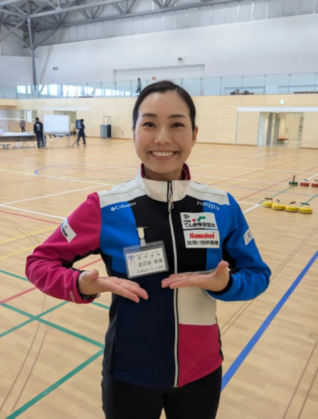 「フロアカーリングも熱い」近江谷杏菜が北海道・今金町で開催されたイベントに登場