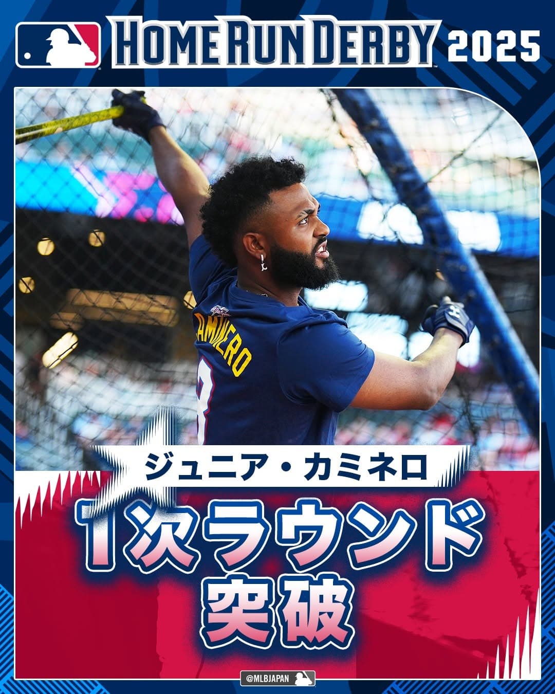 「ここまで打つ？」ジュニア・カミネロが21発でHRダービー第2R進出