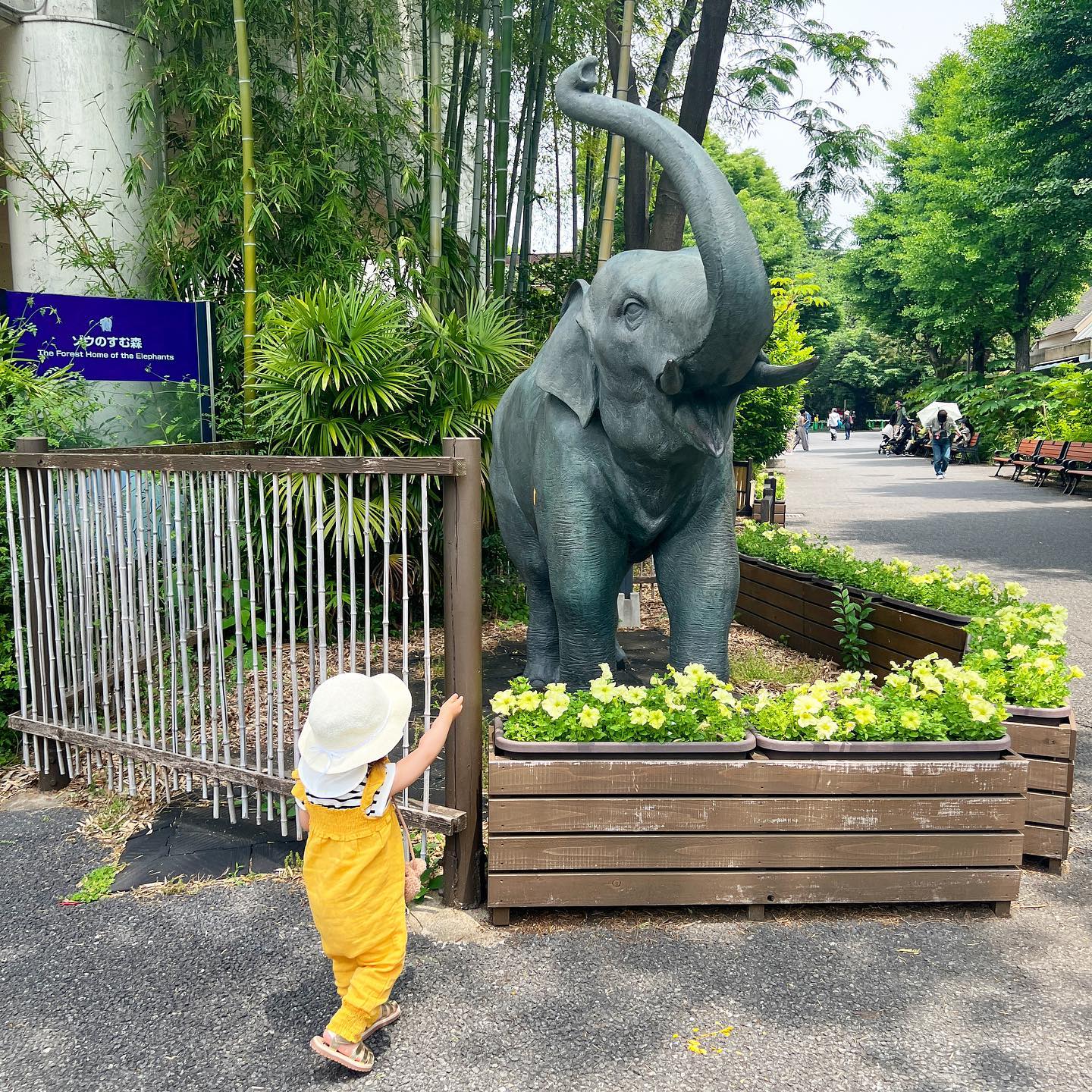 菊地亜美さんが娘と動物園へお出かけ☀️足元の🐼に「ナイスコーデ😍」