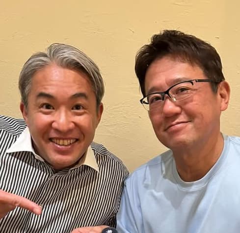 「素敵なプレートですね」五十嵐亮太、元同僚のあのレジェンドとのツーショットを大公開！