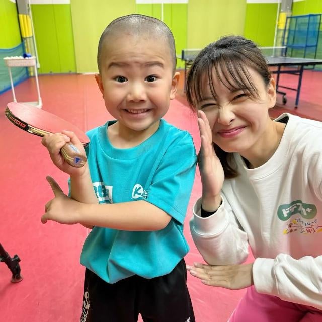 望木聡子、卓球少年・太陽くんの全国大会出場を祝福