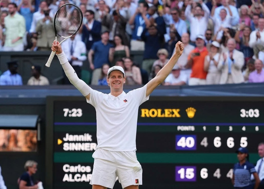 イタリアの偉大なゴールキーパーがウィンブルドン初制覇のシナーへ祝辞「真のスーパースターだ」