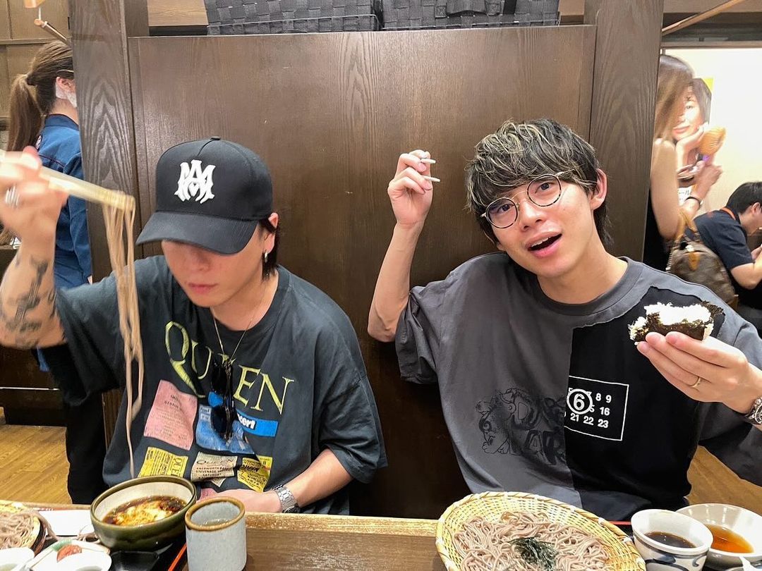 優里 プライベートの食事姿を公開！「そばを食べたよ。」