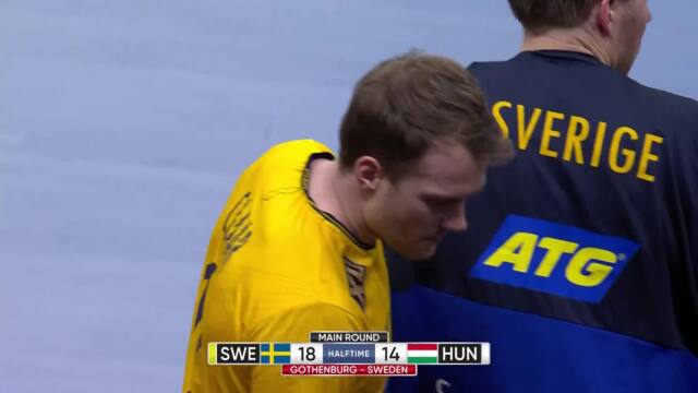 【ハンドボール】第28回男子世界選手権1/18メインラウンド スウェーデン vs. ハンガリー
