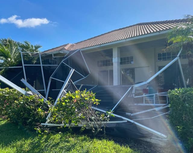 上原浩治　ラナイがボロボロ。。アメリカ・ハリケーン自宅の被害を報告