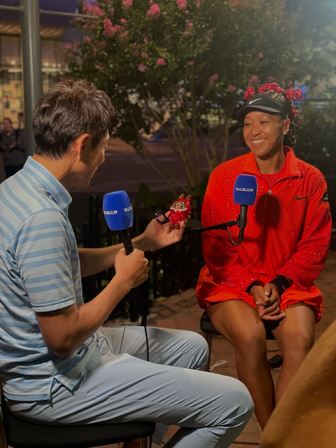 戻ってきた“フィジカルなおみ”松岡修造、大坂なおみインタビューショット＆熱い長文インスタ投稿！