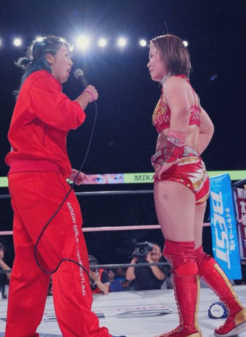 プロレスラーSareee、後輩の愛海に喝！「覚悟持ってリングに上がってこい」