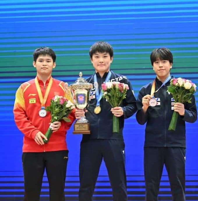 卓球・篠塚大登がアジア選手権を終える「時差のある中応援していただきありがとうございました！」