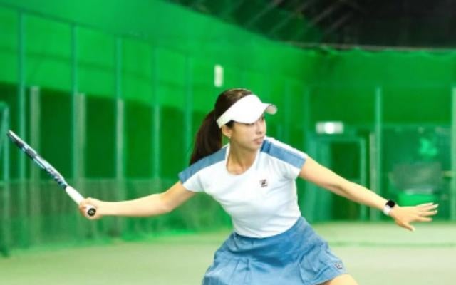 女子テニス・園田彩乃、写真で振り返る自分の歩み「少しずつ変わるフォームが愛おしい」