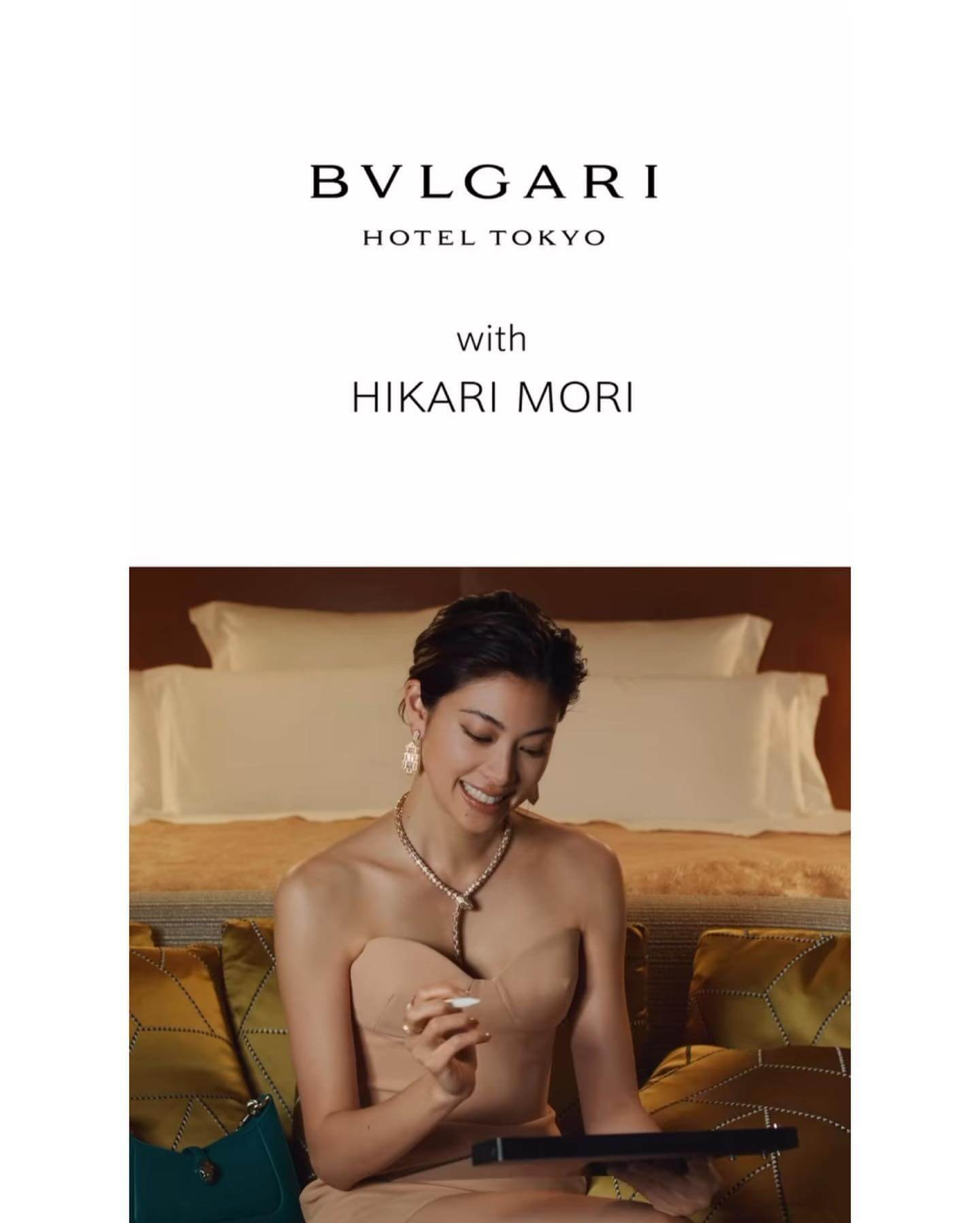 モデル・森 星がBVLGARI公式アカウントで日本の好きな文化を5つ紹介！